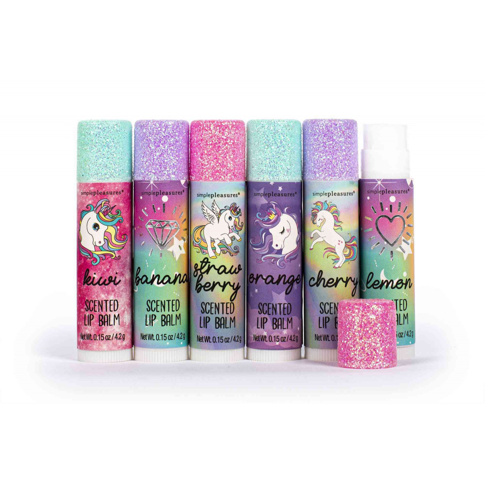 Σετ 6 τεμ Lip Balm Tri-Coastal Unicorn 6x4,2g