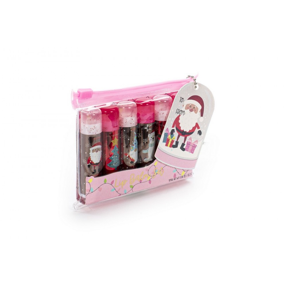 Σετ 6 τεμ Lip Balm Tri-Coastal Santa