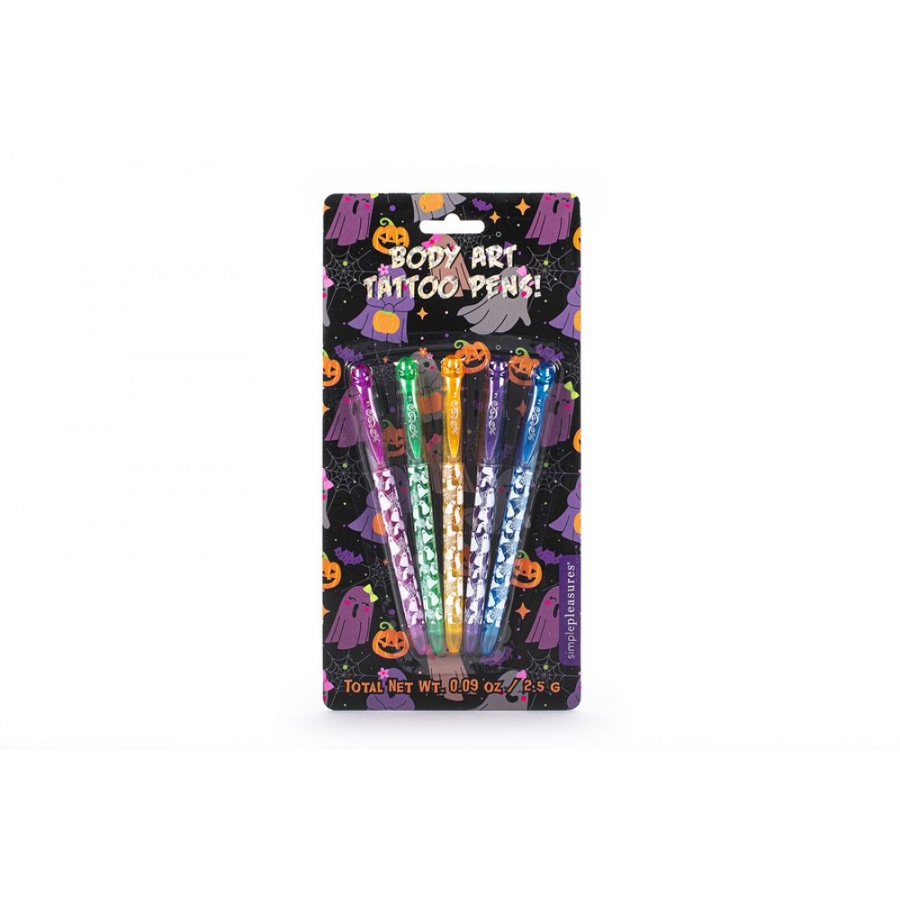 Body Art Pens Tri-Coastal Black Ghosts 5 τεμ