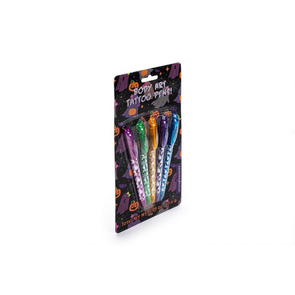 Body Art Pens Tri-Coastal Black Ghosts 5 τεμ