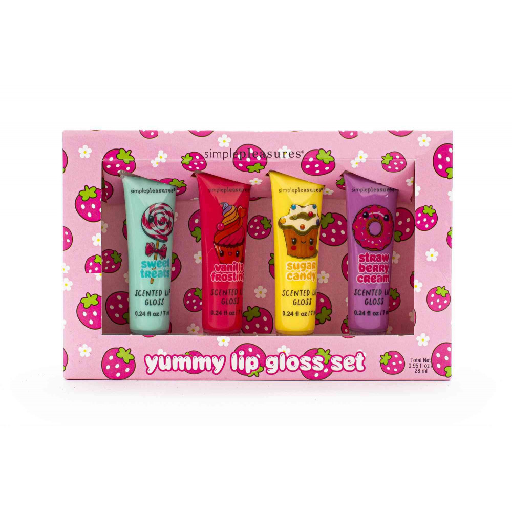 Σετ lip gloss Tri-Coastal yummy 4τεμ. 28ml