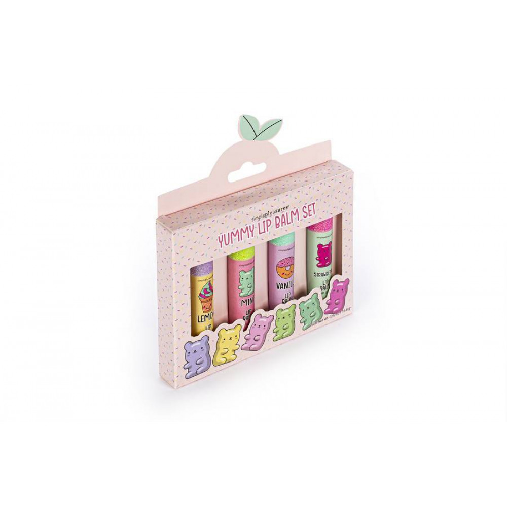 Σετ 4 τεμ Lip Balm Tri-Coastal Gummy Bear 4x5.2 g