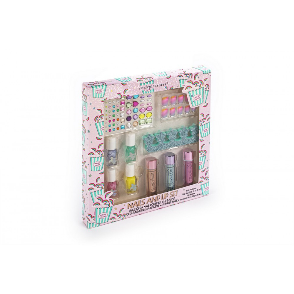 Σετ μανικιούρ και Lip Balm Tri-Coastal Rainbow