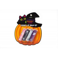 Σετ 4 τεμ Lip Balm Tri-Coastal Pumpkin with witch's hat