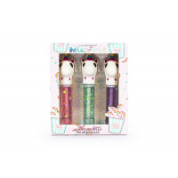 Σετ Lip Oil Tri-Coastal με confetti Unicorns