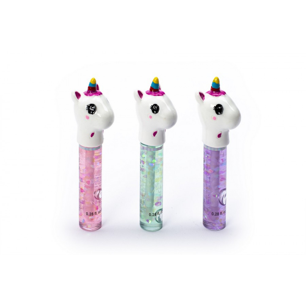 Σετ Lip Oil Tri-Coastal με confetti Unicorns