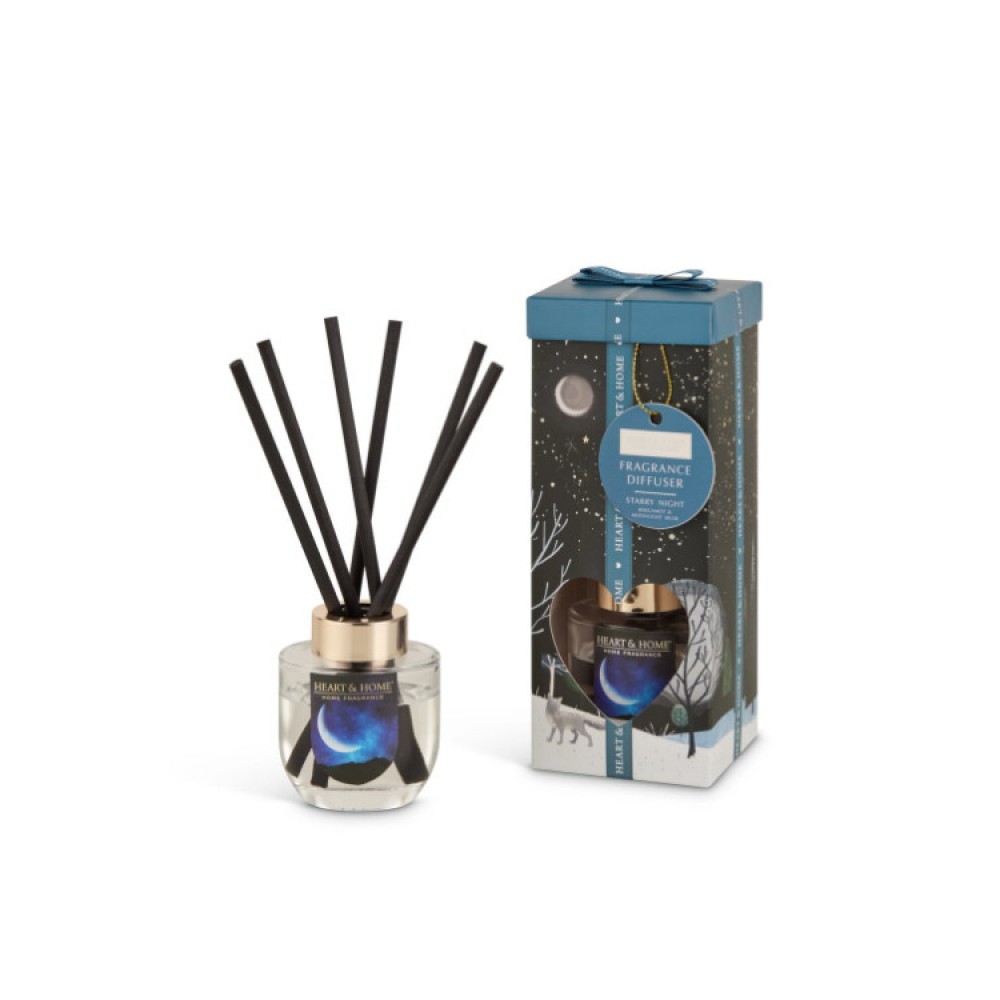 Αρωματικό Χώρου με Sticks Heart & Home Έναστρη Νύχτα 70ml