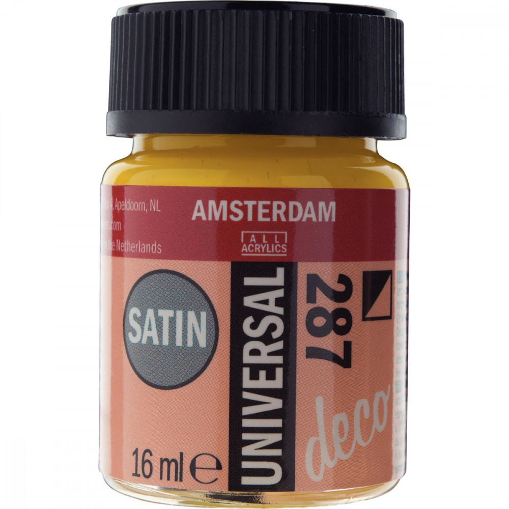 Χρώμα Amsterdam Universal Satin 16ml Bright Yellow 287