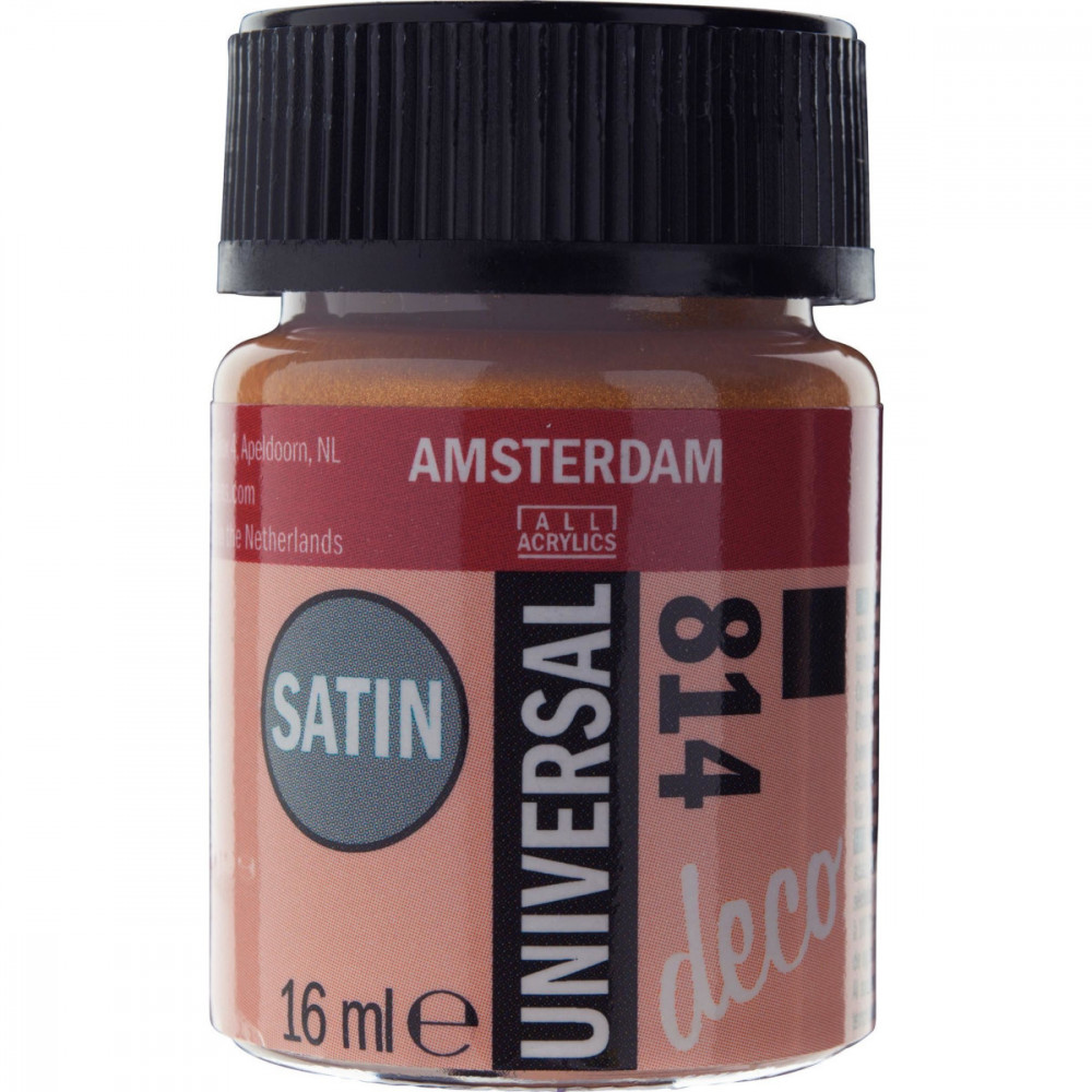 Χρώμα Amsterdam Universal Satin 16ml Antique Gold 814